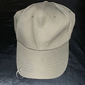 Olive green hat